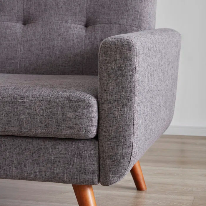 Jadier 66" Upholstered Loveseat Square Sofa